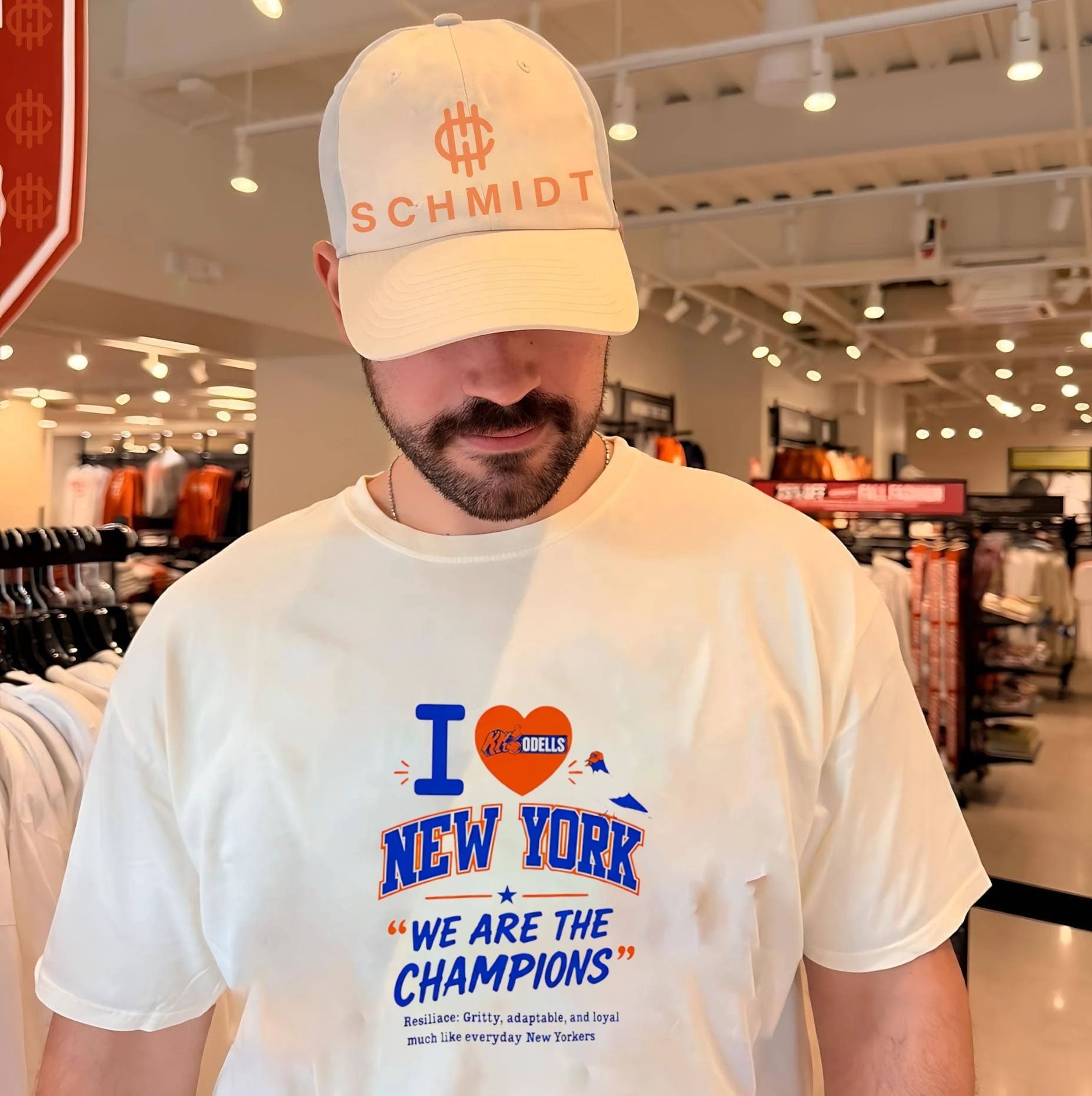I Love NY Mitchell Modell Knicks Pigeon We Are the Champions shirt