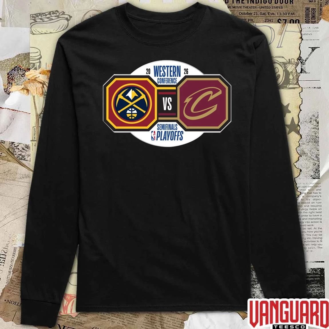 Funny Denver Nuggets vs Cleveland Cavaliers 2026 NBA Playoffs Western Conference Semifinals t-shirt