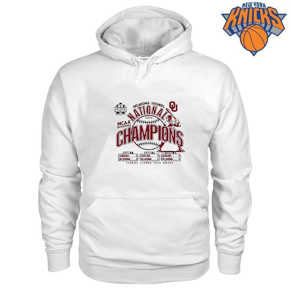 Oklahoma Sooners 2026 College World Series Champions Score T-Shirt