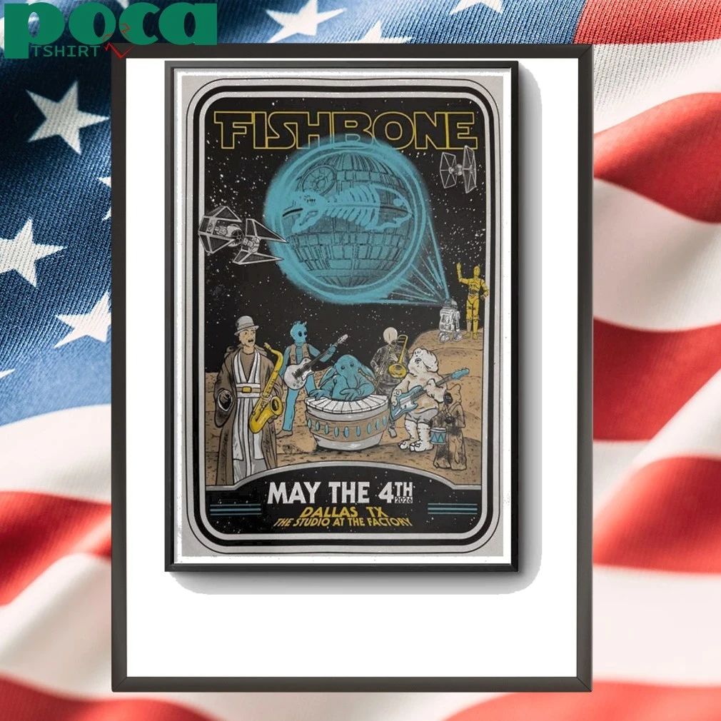 May 4 2026 FISHBONE Poster Dallas TX TOUR shirt