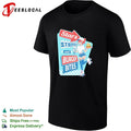 Stars Stripes and Burger Bites retro diner T-shirt