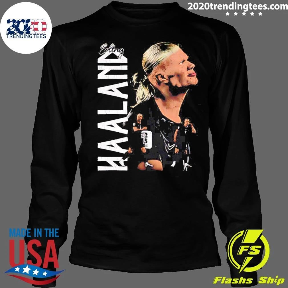 Erling Haaland Portrait Vintage Shirt
