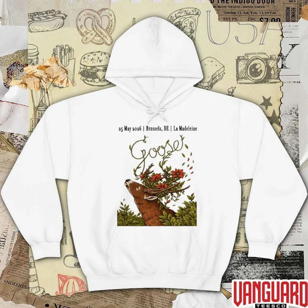Goose The Band Tour Brussels Belgium La Madeleine May 25 2026 t-shirt