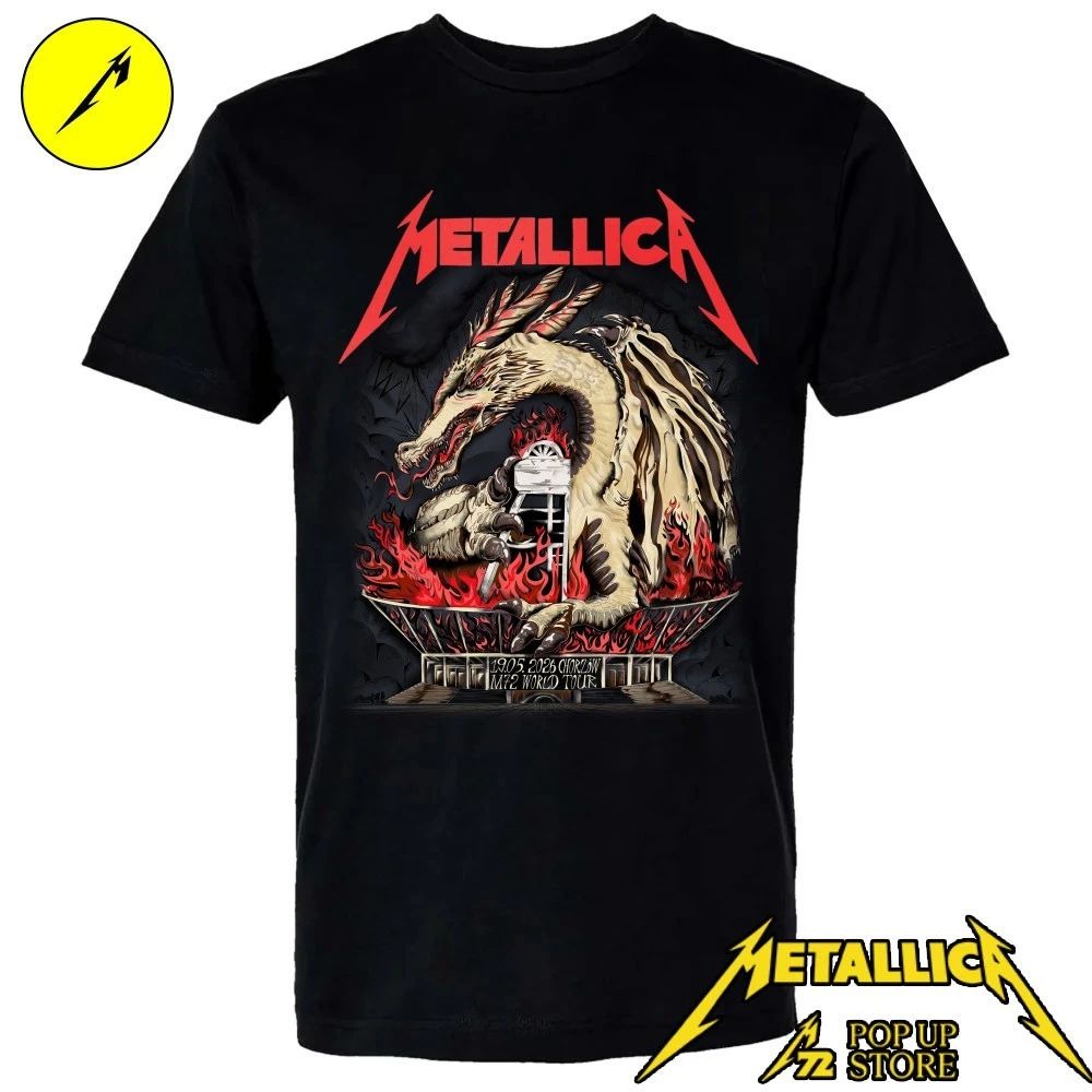 Metallica Pop-Up Shop Chorzow Tour May 19, 2026 Poster Tee At Chorzow, Poland Art by Banachkarol Limited Edition Shirt
