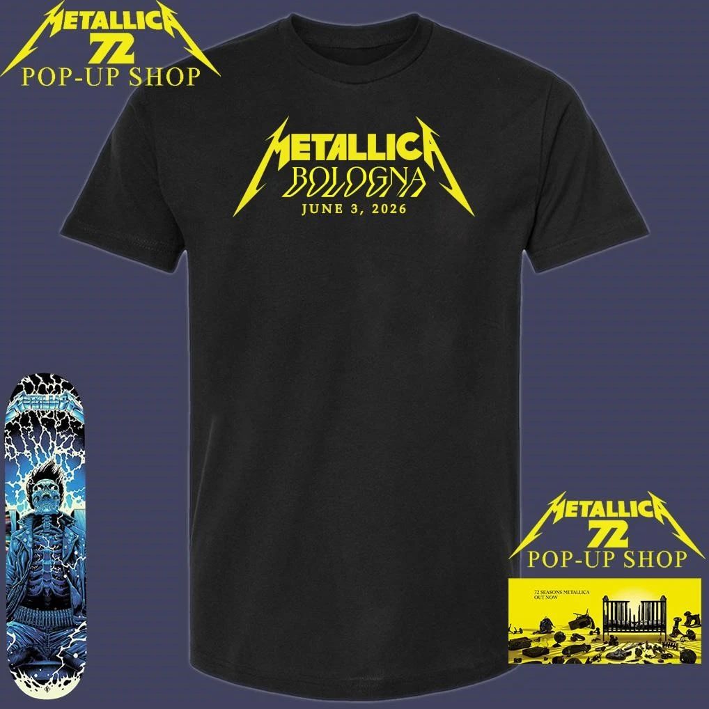 Metallica M72 Bologna June 3, 2026 Italy T-Shirt