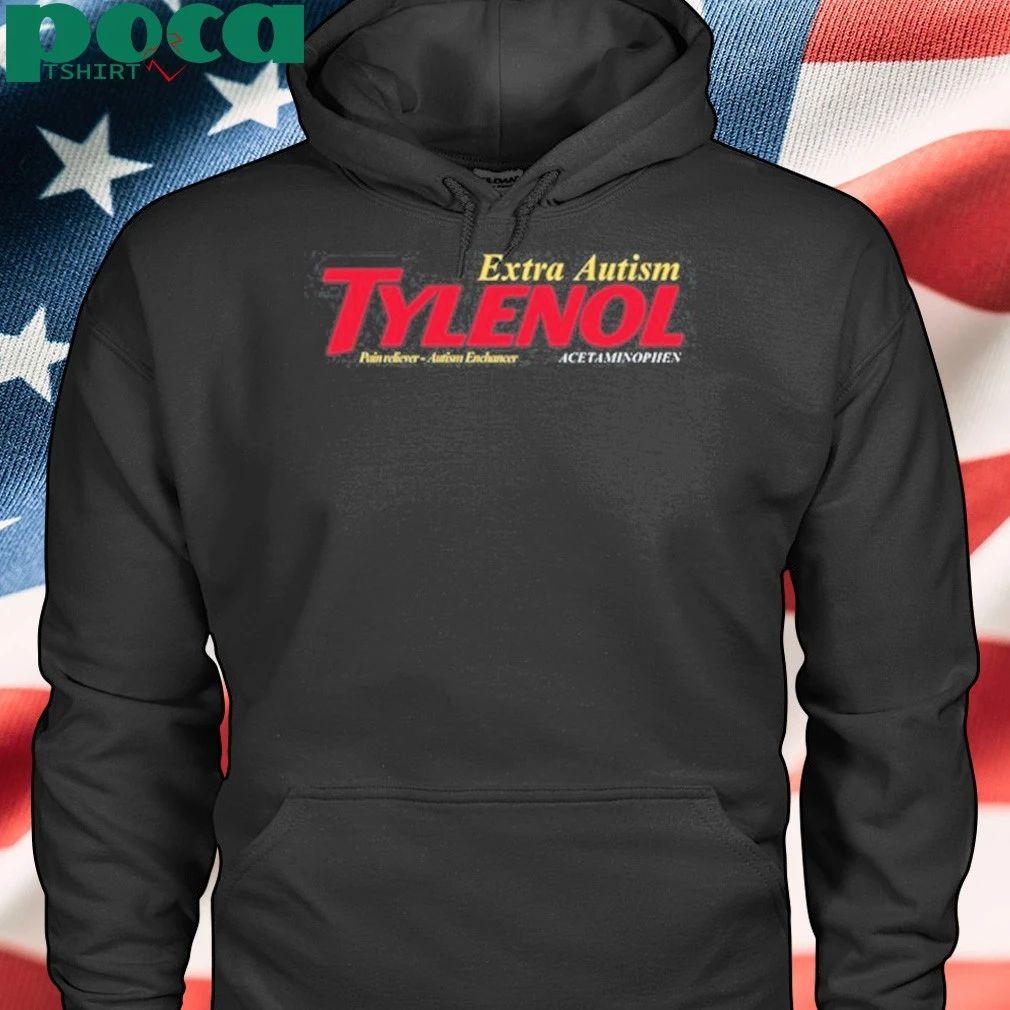 Unethical Threads Tylenol Extra Autism Parody Shirt