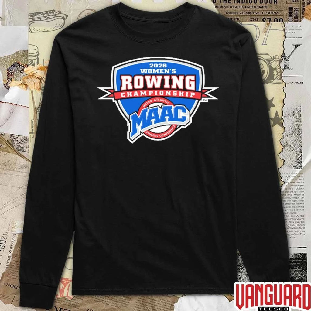 2026 MAAC Metro Atlantic Athletic Conference Women’s Rowing Championship Logo t-shirt
