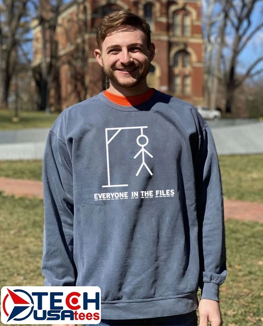 Hangman everyone in the files shirt