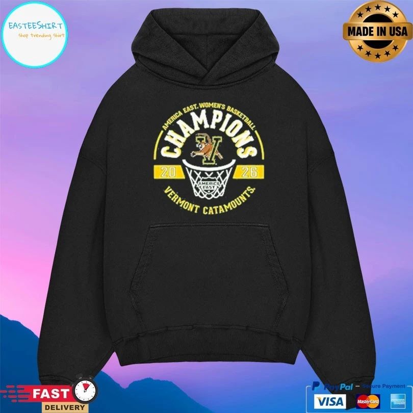 America East Women’s Basketball Champions 2026 Vermont Catamounts T-shirts