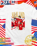 Erling Haaland No. 9 Manchester City FC art shirt
