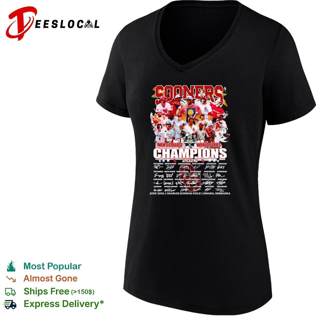 Sooners 2026 Men’s College World Series Champions T-shirt