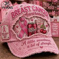 Dr Pepper Breast Cancer Awareness Pink Distressed Baseball Cap