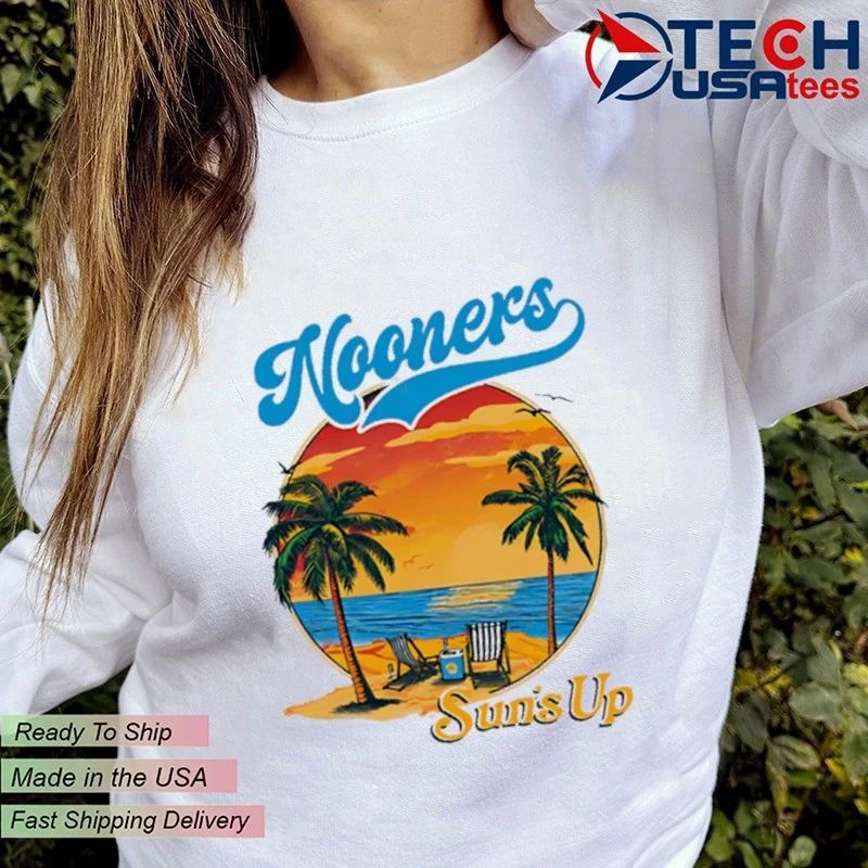 Nooners Sun’s Up Sunset shirt