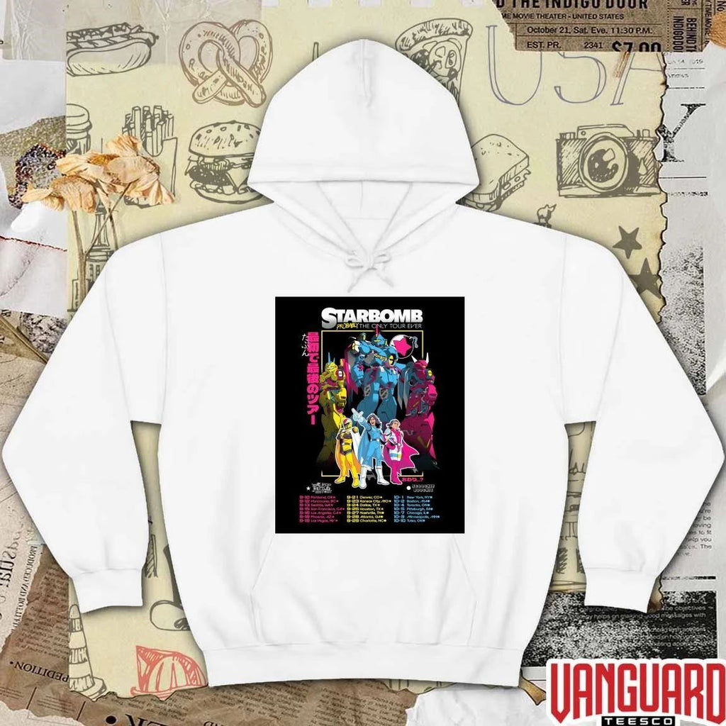 Starbomb Probably The Only Tour Ever September – October 2026 Poster t-shirt