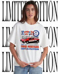 NHRA Ford Mustang Mystery 9 1966 Tasca Drag Racing tee