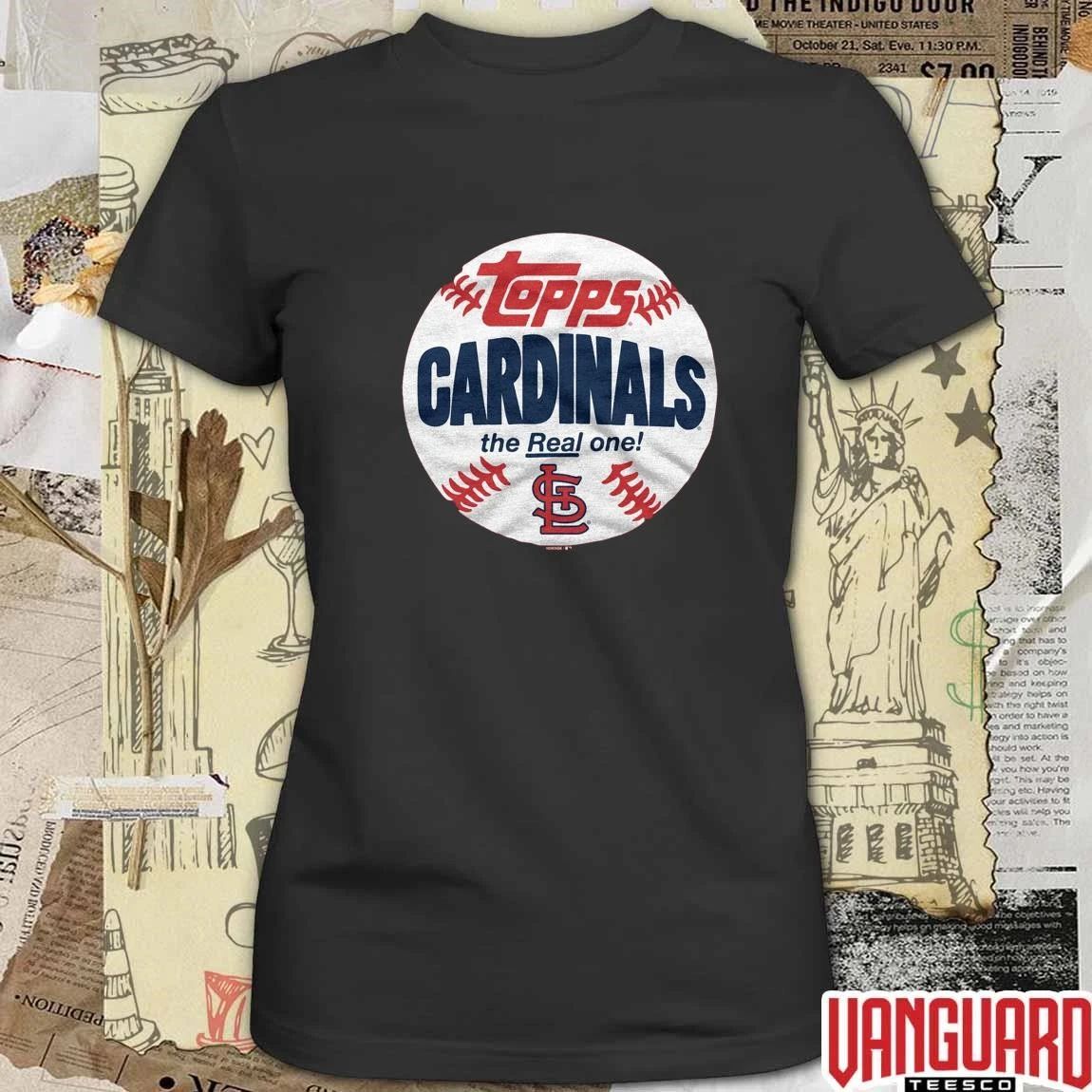 St. Louis Cardinals MLB 2026 x Topps Baseball The Real One t-shirt