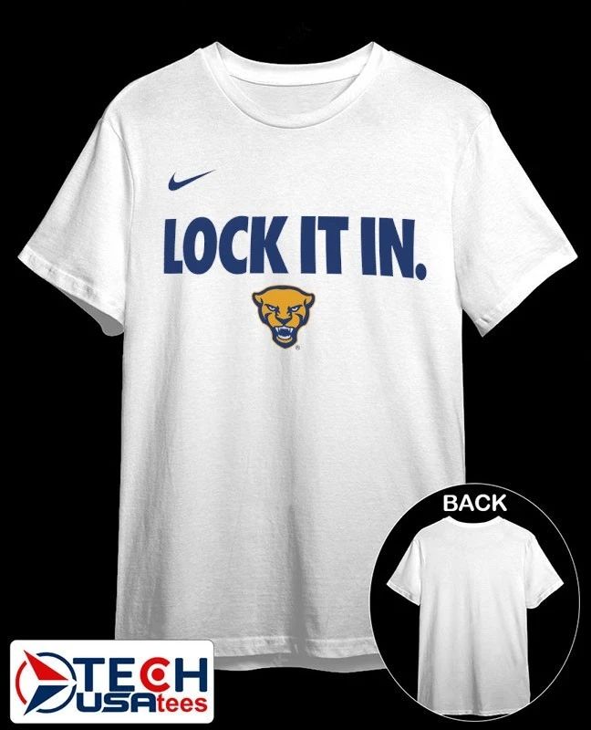 Lock it in Pitt Panthers 2026 On-Court Bench shirt