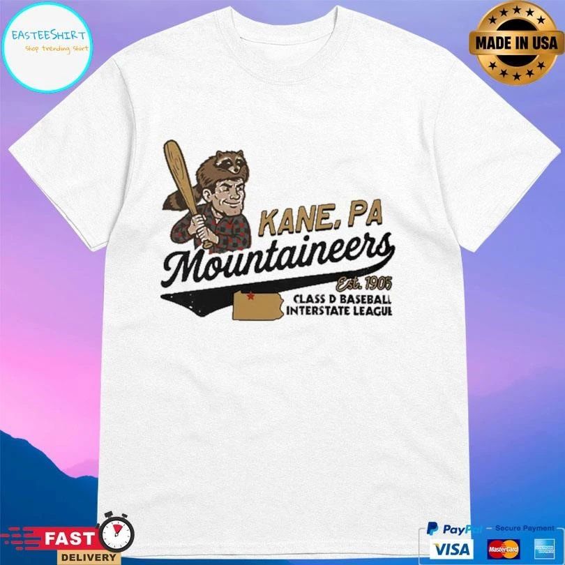 Kane Mountaineers Est 1905 Class D Baseball Interstate League T-shirts