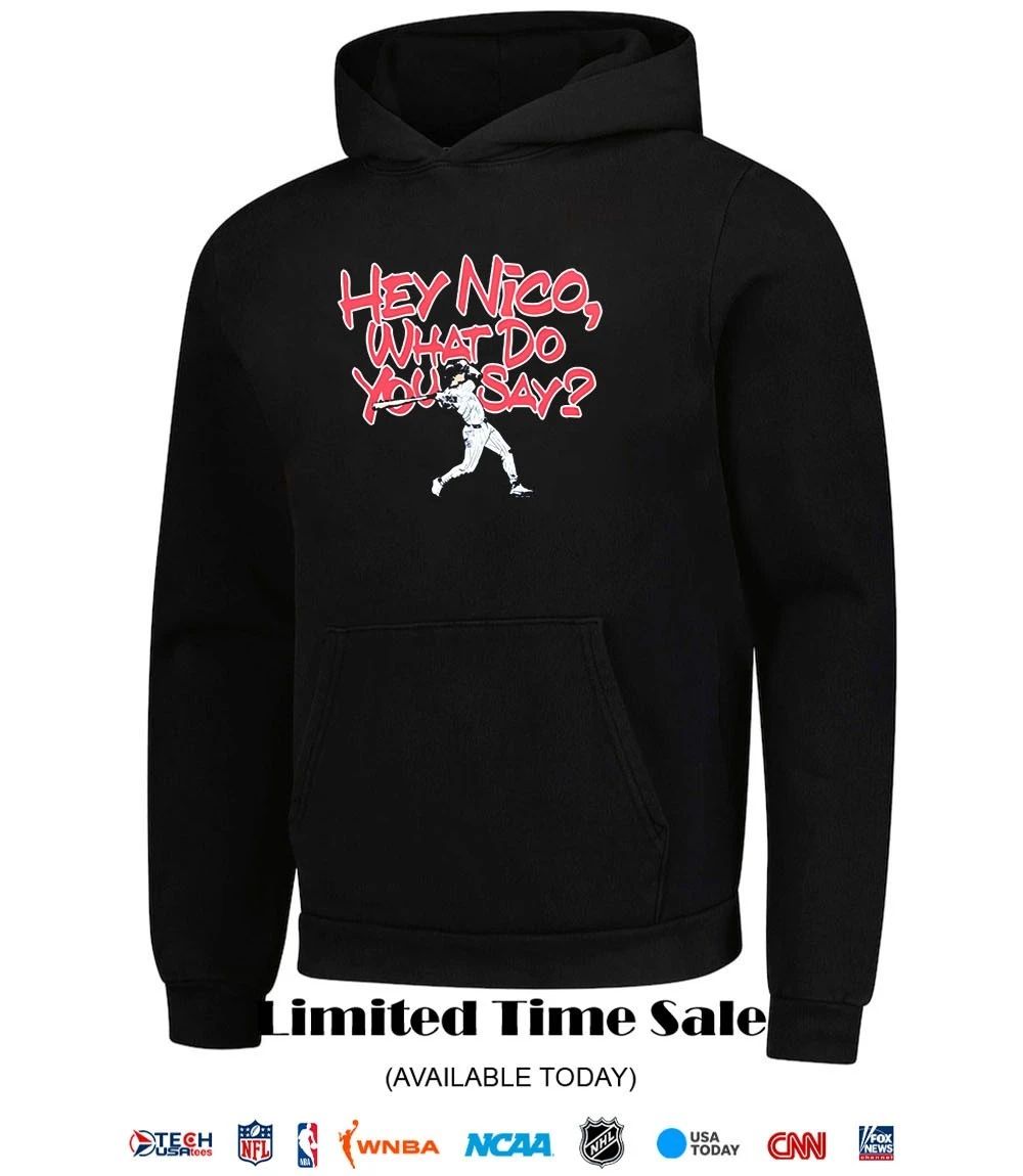 Hey Nico Hoerner what do you say shirt