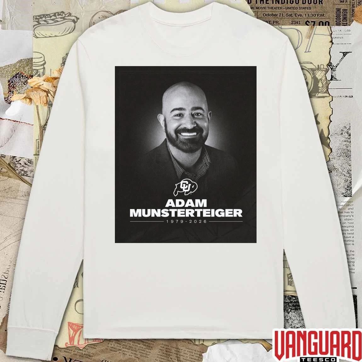 Adam Munsterteiger 1979 – 2026 Colorado Buffaloes Poster t-shirt