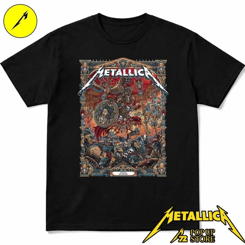 Metallica M72 Athens Pop-Up Shop Greece At Olympic Stadium May 9, 2026 by Juan Ma Orozco Shirt