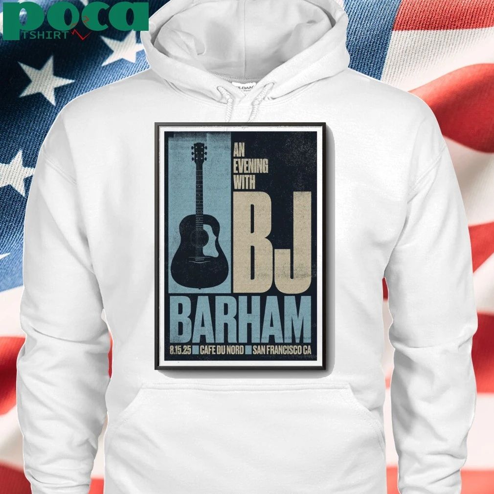 BJ Barham August 15 2025 Cafe du Nord San Francisco CA shirt