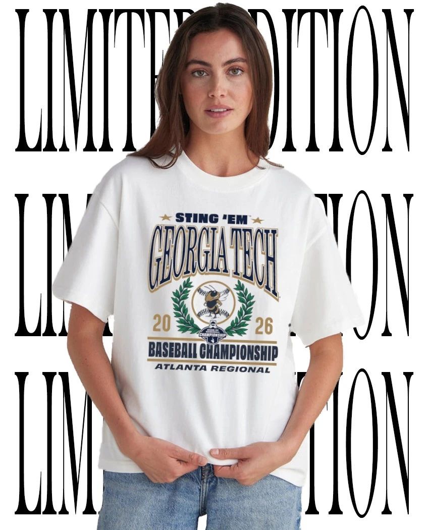 Sting ‘Em Georgia Tech Yellow Jackets 2026 Baseball Championship Atlanta Regional shirt