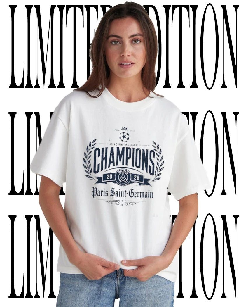 PSG Champions 2026 UEFA Champions League Paris Saint-Germain T-Shirt