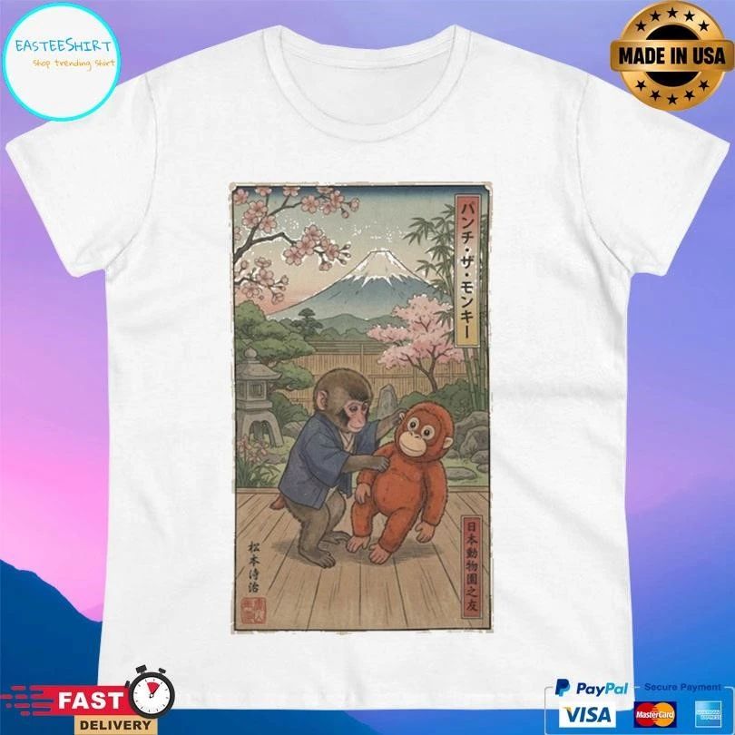 Punch The Monkey Japanese Zoo Monkey Style 2026 T-shirts