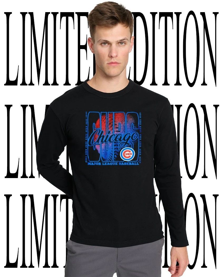 Chicago Cubs Gradient Major League Baseball Vintage Script shirt