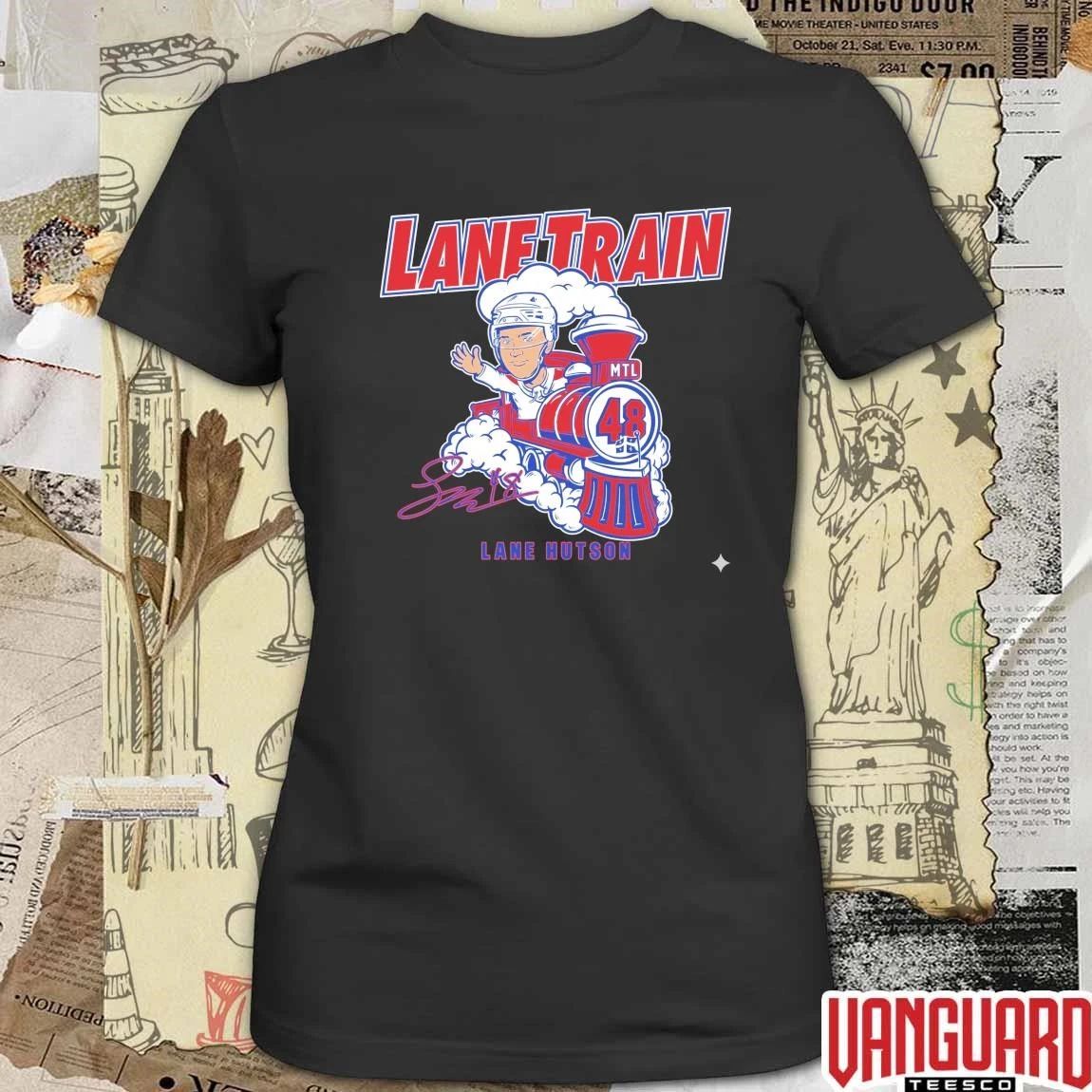 Lane Hutson Lane Train Signature Montreal Canadiens 2026 NHL Hockey t-shirt
