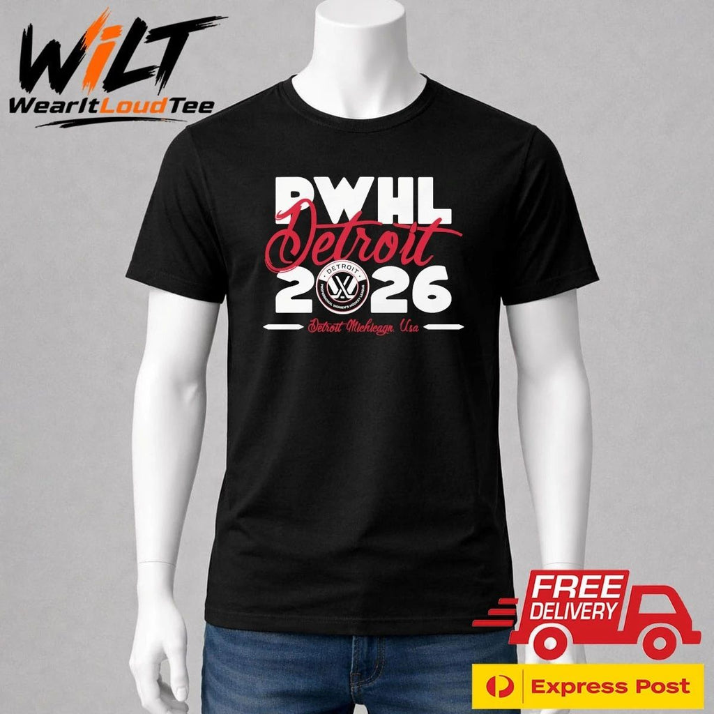 PWHL Detroit 2026 Detroit Michigan, USA Shirt