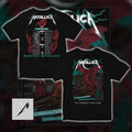 Metallica M72 World Tour 2026 Cardiff Principality Stadium Big Numbers Dragon T-Shirt