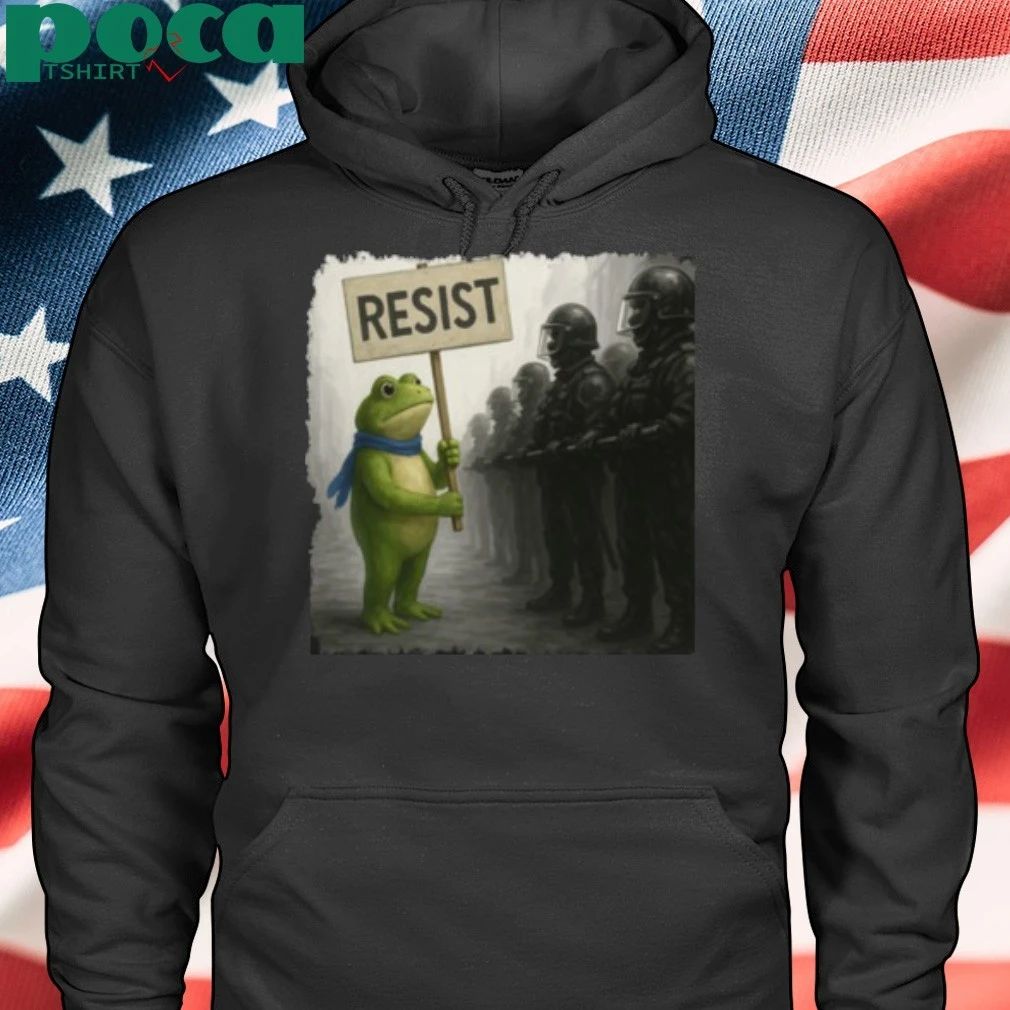 Portland Frog Rage Against The Machine Resist T-shirt