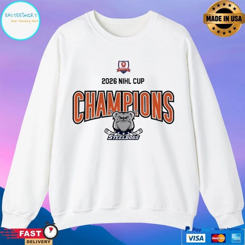 Champions Steeldogs 2026 Nihl Cup T-shirts