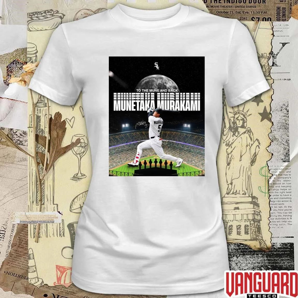 Chicago White Sox Munetaka Murakami 2026 To The Mune And Back Signature Poster t-shirt