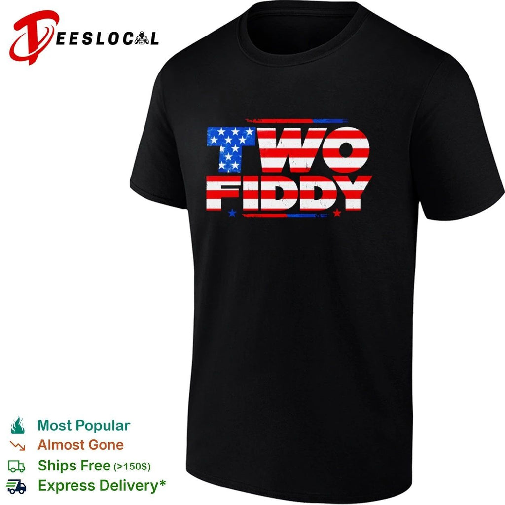 Two Fiddy American Flag south park funny T-shirt