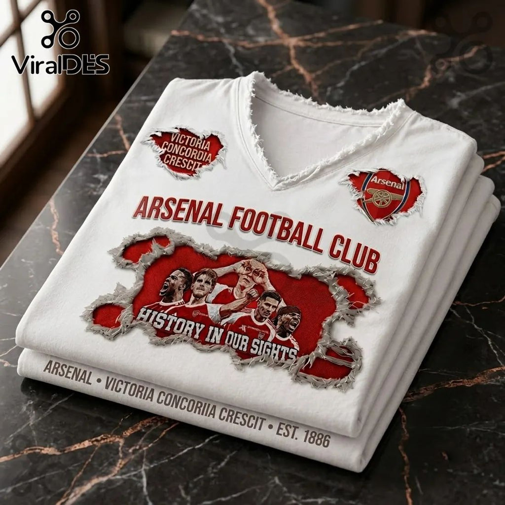 Arsenal Football Club Victoria Concordia Crescit Shirt