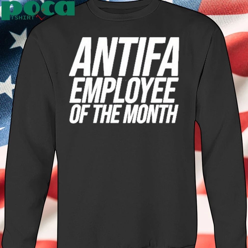 Melissa Waelchli Wearing Antifa Employee Of The Month T-shirt