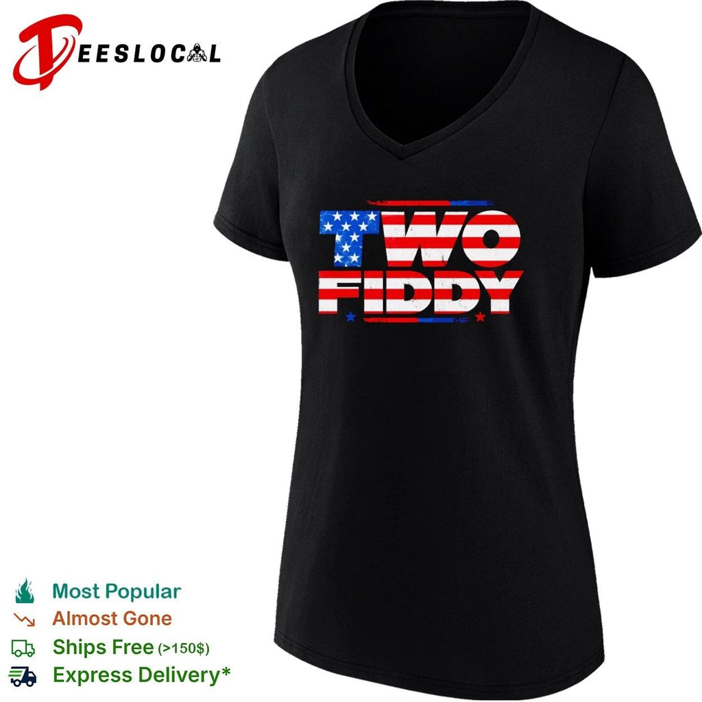 Two Fiddy American Flag south park funny T-shirt