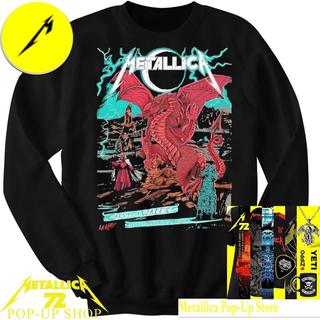 Metallica M72 Cardiff At Principality Stadium In Cardiff Wales On June 28 2026 Unisex T-Shirt