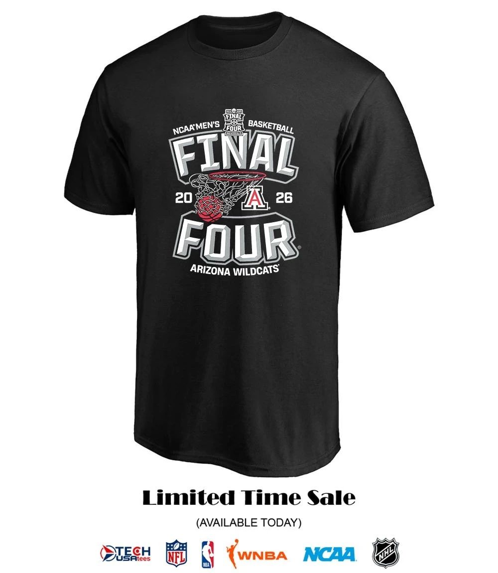 2026 NCAA Men’s Basketball Final Four Arizona Wildcats The Net shirt