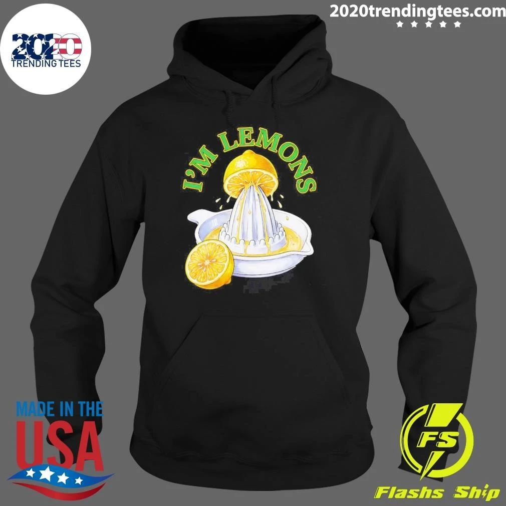 I’m Lemons Lemon Squeezer Citrus Funny Fruit Shirt