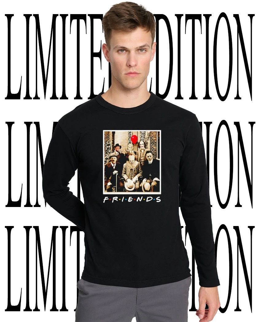 Horror Villains Friends Parody Vintage Group Photo shirt