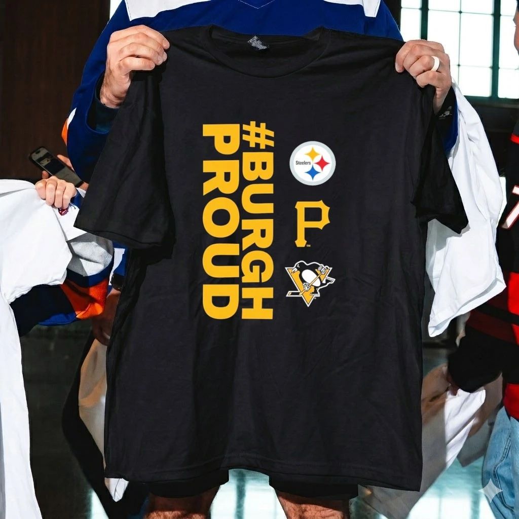 Pittsburgh Penguins, Pirates, and Steelers #BurghProud Challenge Shirt