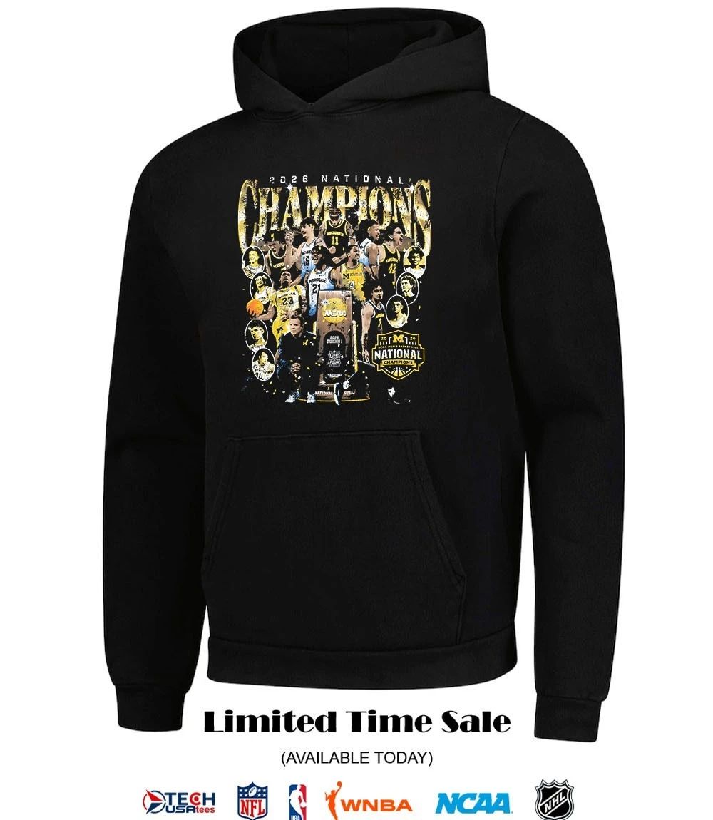 Michigan Wolverines 2026 NCAA Men’s Basketball National Champs players graphic shirt