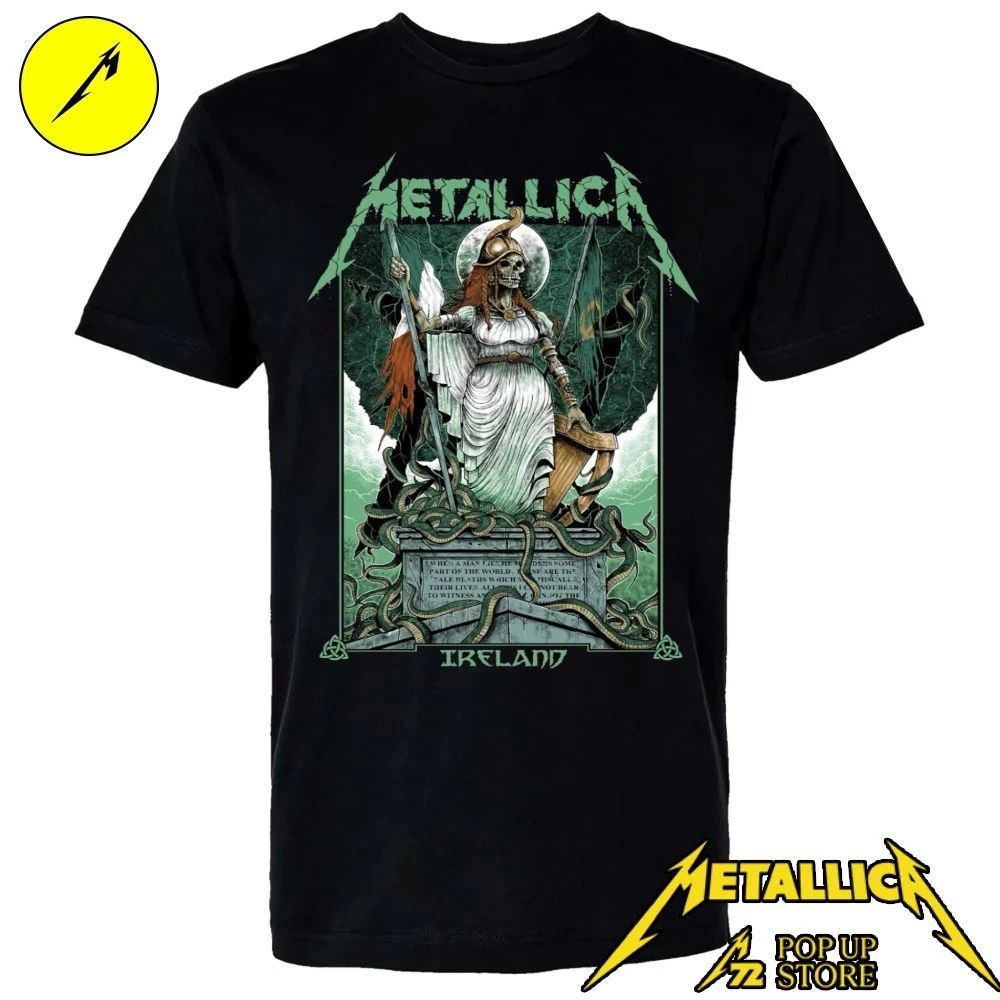 Limited Edition Metallica M72 World Tour 2026 Dublin, Ireland, on June 19 and 21, 2026 T-Shirt
