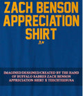 Buffalo Sabres Zach Benson Appreciation shirt