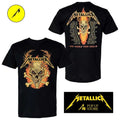 Metallica Pop-Up Shop M72 European World Tour 2026 Flame Skull Dates Shirt