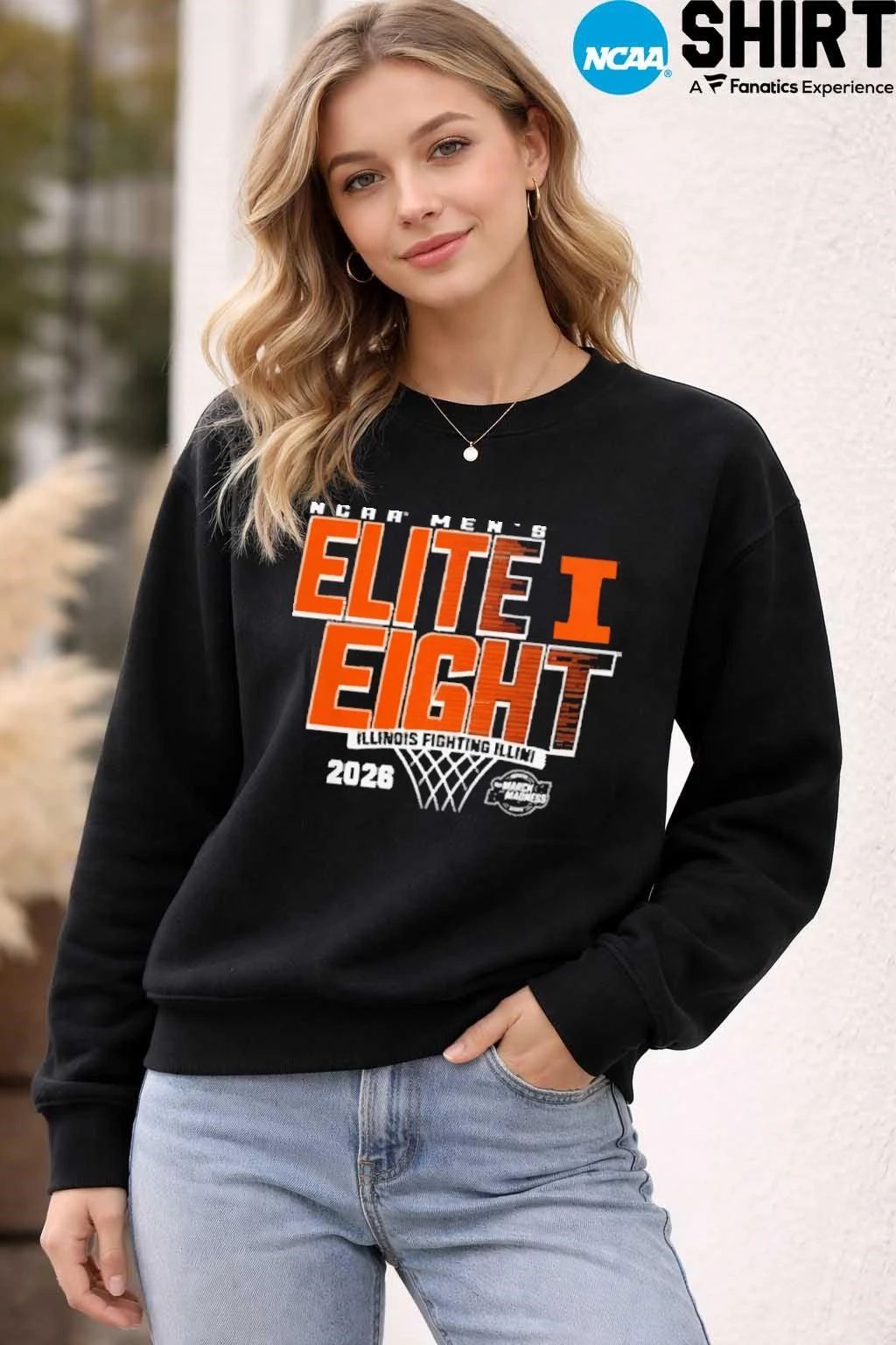 NCAA Men’s Elite Eight 2026 Illinois Fighting Illini March Madness T-Shirt